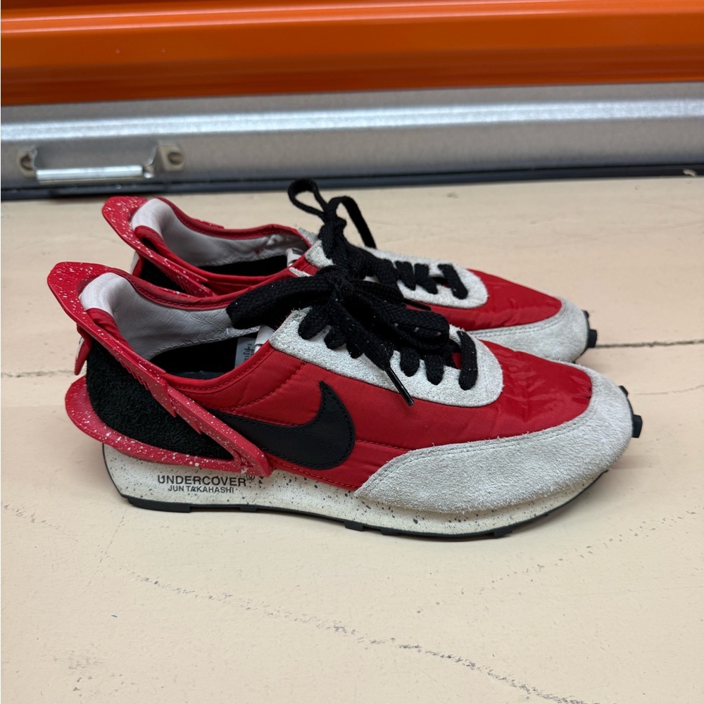 Nike Red and Black Athletic Shoes